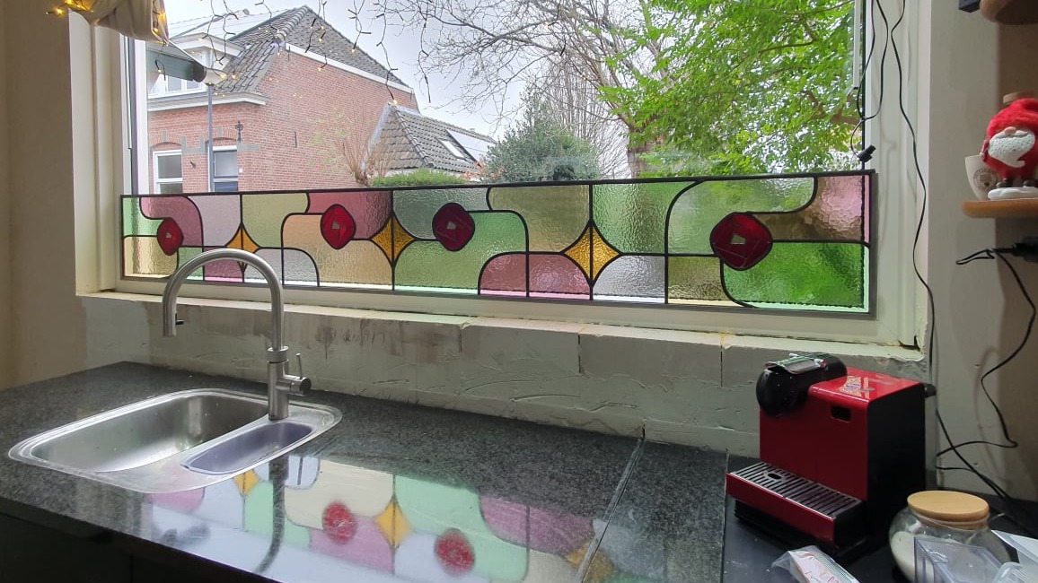 anti inkijk panelen glas in lood bunnik